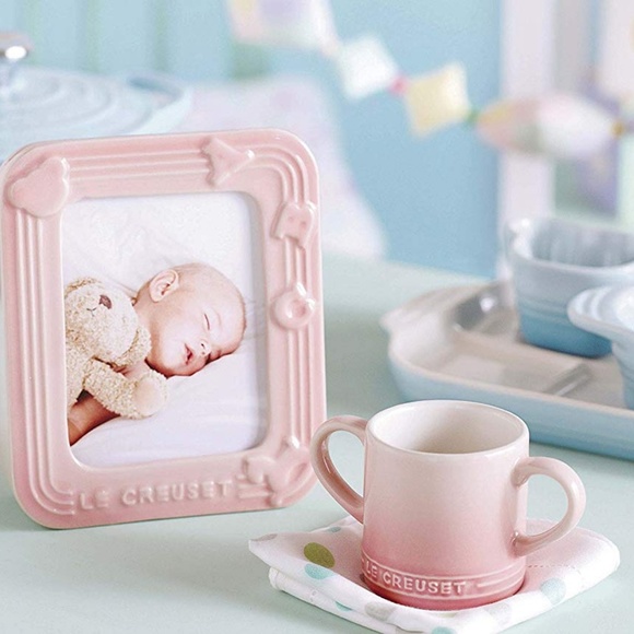 Le Creuset Baby Photo Frame Stoneware Pastel Blue - Picture 1 of 2
